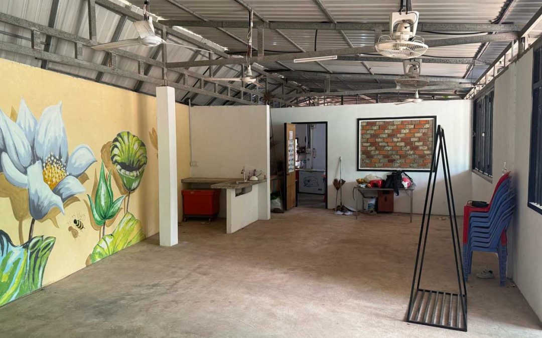 Bouw mee aan een kookvaklokaal voor vrouwen in Cambodja